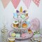 3 Tier 15" tall Unicorn Top Cardboard Cupcake Stand Wedding Dessert Holder Set